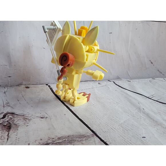 Mega Construx Pokemon Building Set Retired 2020 Kanto Meowth Built Figure - Picture 5 of 6